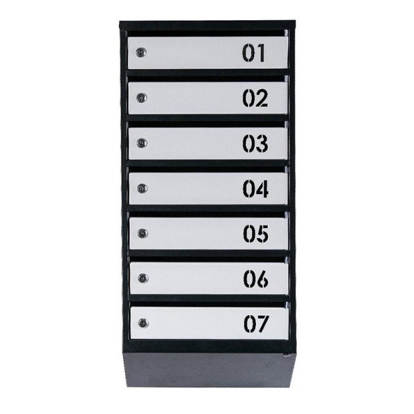 Почтовый ящик Черно-серый 7 секций 85х39х20 см ГАЛЛА -
                                                        Фото 2