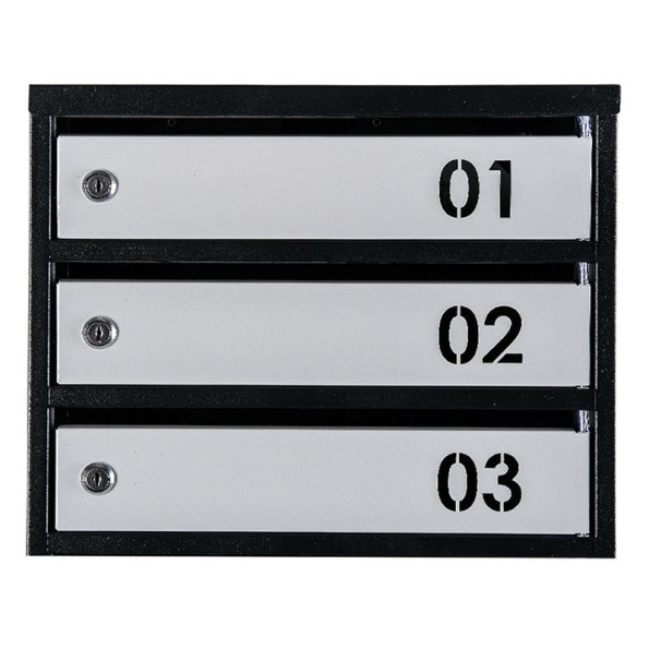 Почтовый ящик Черно-серый 7 секций 85х39х20 см ГАЛЛА -
                                                        Фото 4