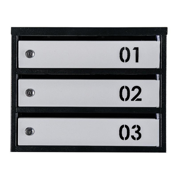 Почтовый ящик Черно-серый 9 секций 105х39х20 см ГАЛЛА -
                                                        Фото 4