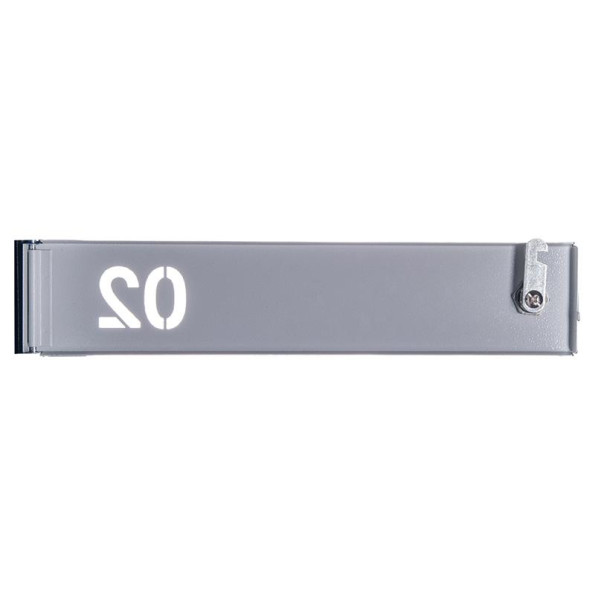 Почтовый ящик Черно-серый 10 секций 115х39х20 см ГАЛЛА -
                                                        Фото 5