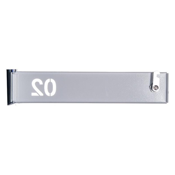 Почтовый ящик 6 секций Антрацит с серым 75х39х20 см ГАЛЛА -
                                                        Фото 4