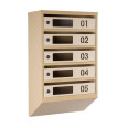 Почтовый ящик Бежевый 5 секций 65х39х20 см ГАЛЛА