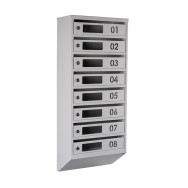 Почтовый ящик 8 секций Серый 95х39х20 см ГАЛЛА