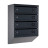 Почтовый ящик Антрацит 4 секции 55х39х20 см ГАЛЛА