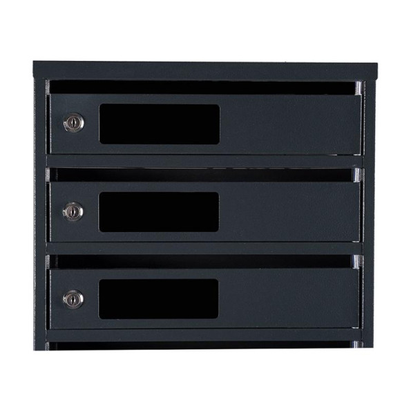 Почтовый ящик Антрацит 6 секций 75х39х20 см ГАЛЛА -
                                                        Фото 3