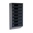 Почтовый ящик Антрацит 7 секций 85х39х20 см ГАЛЛА