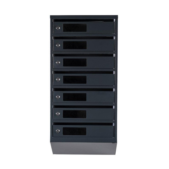 Почтовый ящик Антрацит 7 секций 85х39х20 см ГАЛЛА -
                                                        Фото 2