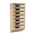 Почтовый бежевый ящик 7 секций 85х39х20 см ГАЛЛА