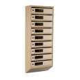 Почтовый ящик 9 секций Бежевый 105х39х20 см ГАЛЛА