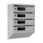 Почтовый ящик 4 секции 55х39х20 см Серый ГАЛЛА