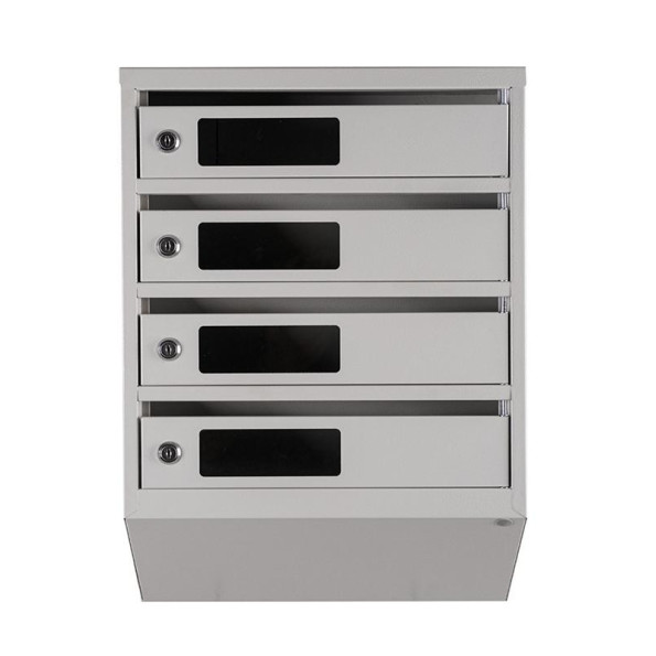 Почтовый ящик 4 секции 55х39х20 см Серый ГАЛЛА -
                                                        Фото 2