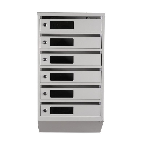 Почтовый ящик 6 секций 75х39х20 см Серый ГАЛЛА -
                                                        Фото 2