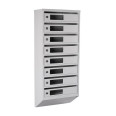 Почтовый ящик Серый 8 секций 95х39х20 см ГАЛЛА