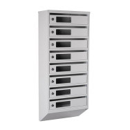 Почтовый ящик Серый 8 секций 95х39х20 см ГАЛЛА