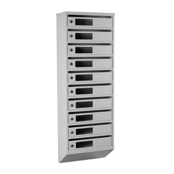Почтовый ящик Серый 9 секций 115х39х20 см ГАЛЛА -
                                                        Фото 2