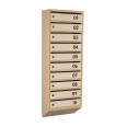 Почтовый бежевый ящик 9 секций 115х39х20 см ГАЛЛА