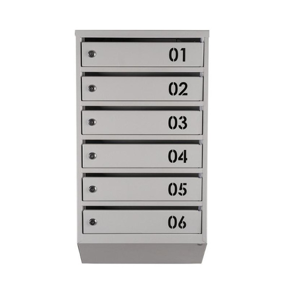 Почтовый ящик 6 секций Серый 75х39х20 см ГАЛЛА -
                                                        Фото 2