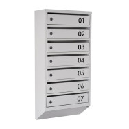 Почтовый ерый ящик 7 секций 85х39х20 см ГАЛЛА