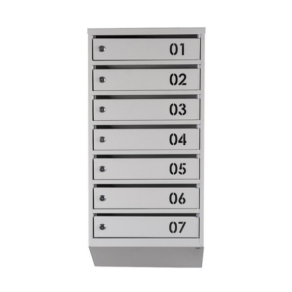 Почтовый ерый ящик 7 секций 85х39х20 см ГАЛЛА -
                                                        Фото 2