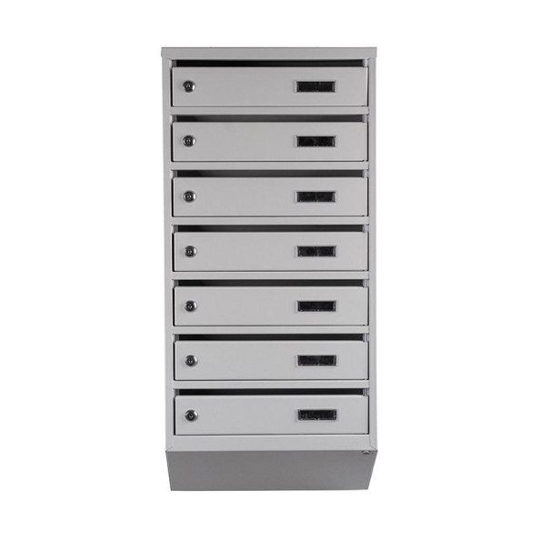 Почтовый серый ящик 7 секций 85х39х20 см ГАЛЛА -
                                                        Фото 2