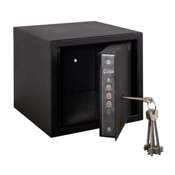 Сейф для хранения денег Черный 190x215x215 мм ГАЛЛА -
                                                        Фото 3