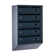 Почтовый ящик 5 секций Антрацит 65х39х20 см ГАЛЛА