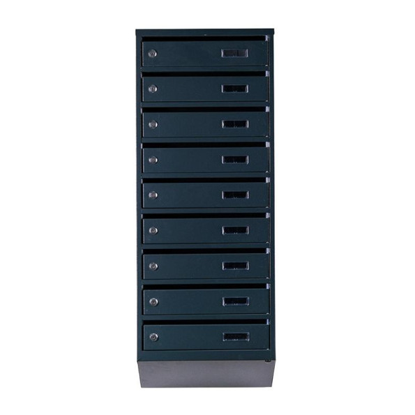 Почтовый ящик 9 секций Антрацит 105х39х20 см ГАЛЛА -
                                                        Фото 2