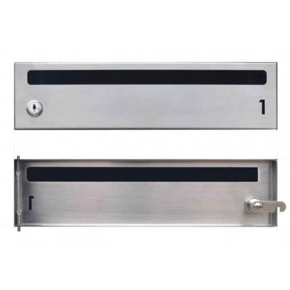 Почтовый ящик на 6 секций 80.5х39х20 см Серый ГАЛЛА -
                                                        Фото 4