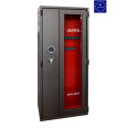 Сейф оружейный GRIFFON 700ET ASS с ударопрочным стеклом с кодовым замком на 6 оружий Коричневый