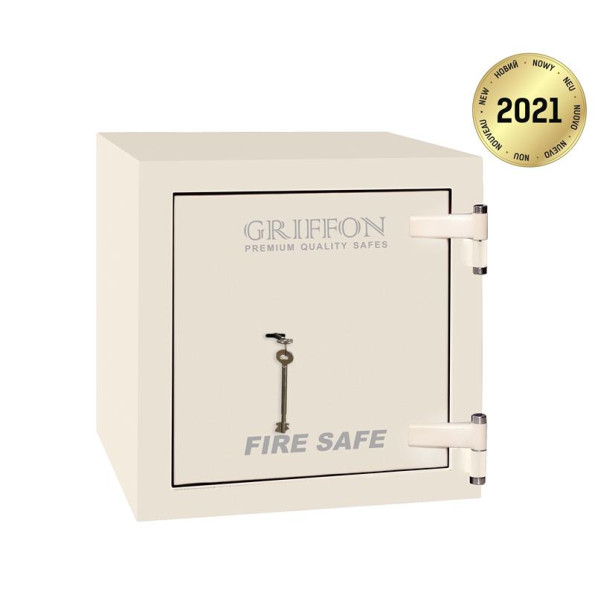 Сейф вогнестійкий GRIFFON 45K CREAM із ключовим замком