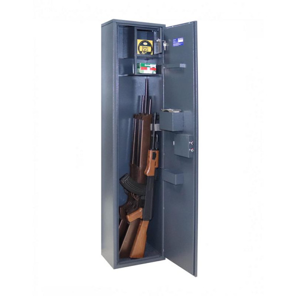 Сейф оружейный GRIFFON 340K на 4 оружия Серый -
                                                        Фото 4