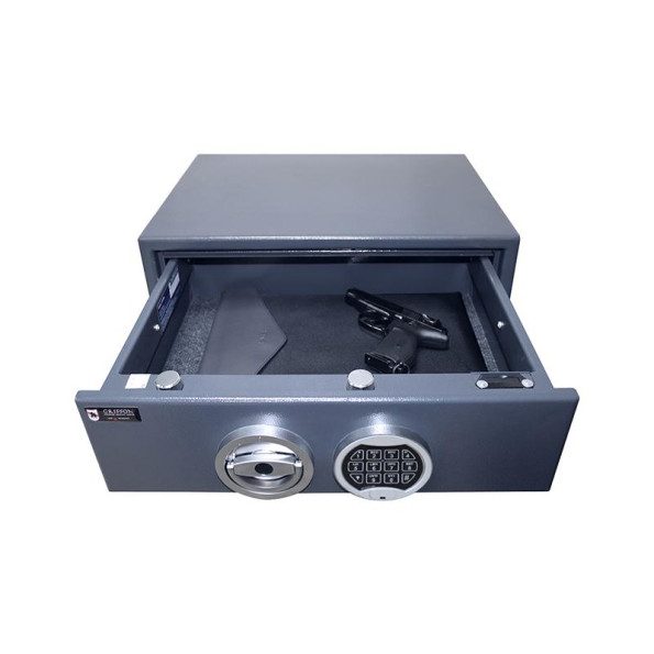 Сейф пістолетний GRIFFON 50E на 3 зброї Сірий -
                                                        Фото 4