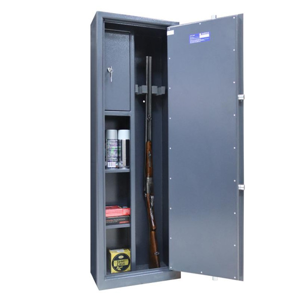 Сейф збройовий GRIFFON 30K на 3 зброї Сірий -
                                                        Фото 3