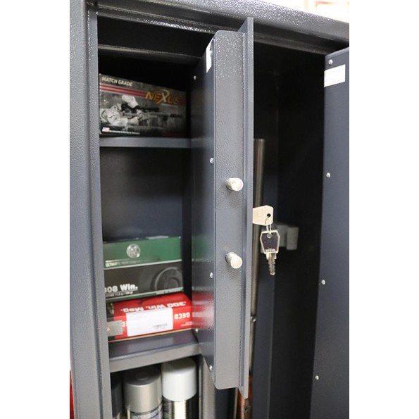 Сейф збройовий GRIFFON 30K на 3 зброї Сірий -
                                                        Фото 4