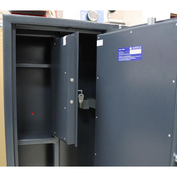 Сейф збройовий GRIFFON 30K на 3 зброї Сірий -
                                                        Фото 5