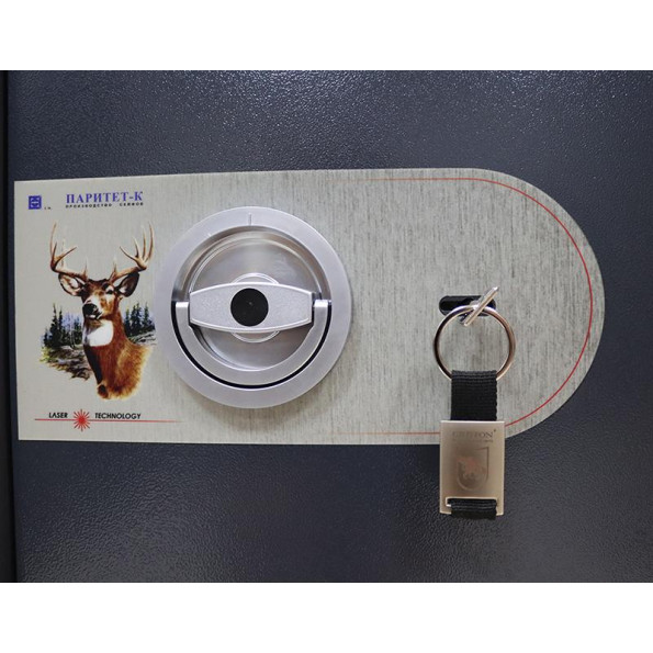 Сейф збройовий GRIFFON 30K на 3 зброї Сірий -
                                                        Фото 9