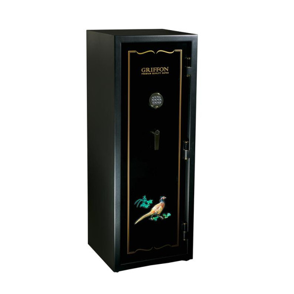 Сейф збройовий GRIFFON 160E OSS GOLD на 13 зброй Чорний