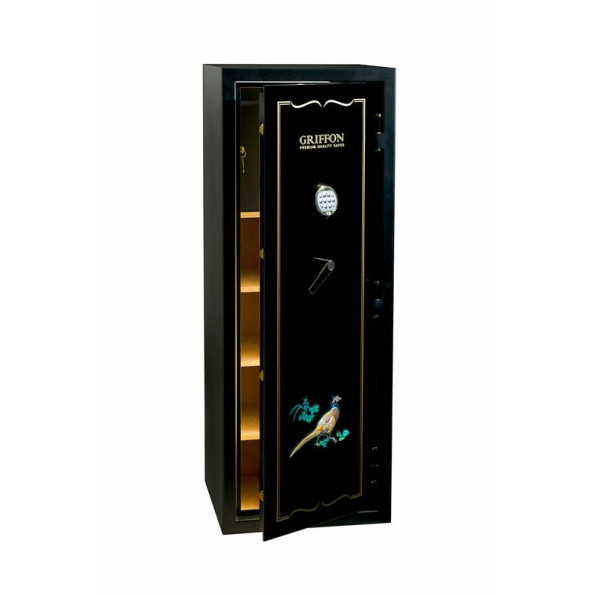 Сейф збройовий GRIFFON 160E OSS GOLD на 13 зброй Чорний -
                                                        Фото 3
