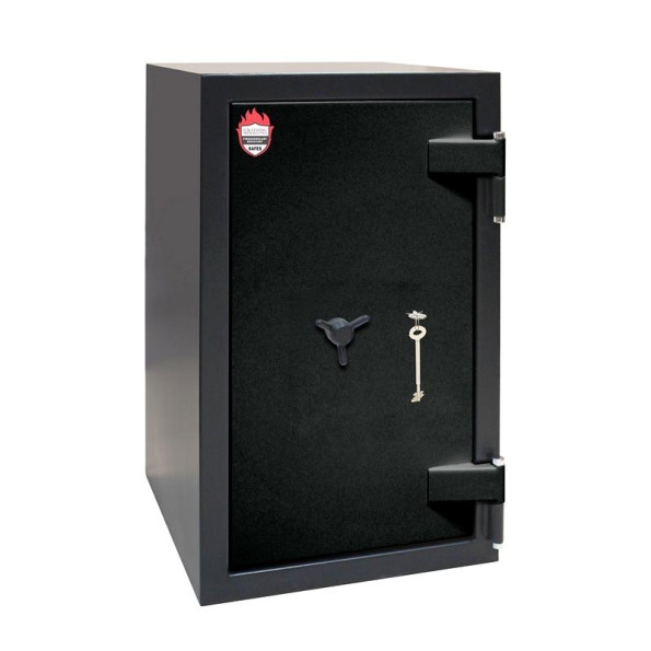 Сейф огневзломостойкий GRIFFON 84KT Black с ключевым замком