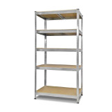 Стелаж металевий 180х90х60 см ЦИНК 5 полиць ДСП ХАРДІ-477 для дому, гаражу