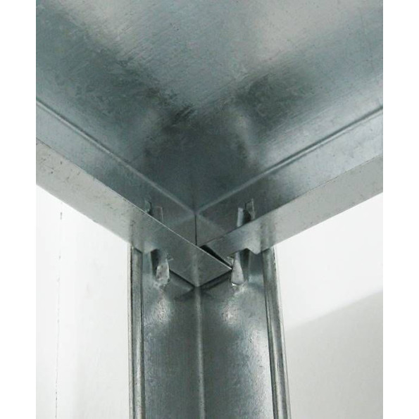 Стеллаж металлический 250х90х30 см ЦИНК 5 полок ПРОФИ для для дома, кладовки, гаража -
                                                        Фото 2