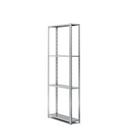 Стеллаж металлический 200х90х30 см ЦИНК 4 полки ПРОФИ для для дома, кладовки, гаража