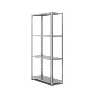 Стеллаж металлический 150х90х40 см ЦИНК 4 полки ПРОФИ для для дома, кладовки, гаража