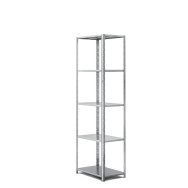 Стеллаж металлический 300х90х80 см ЦИНК 5 полок ПРОФИ для для дома, кладовки, гаража