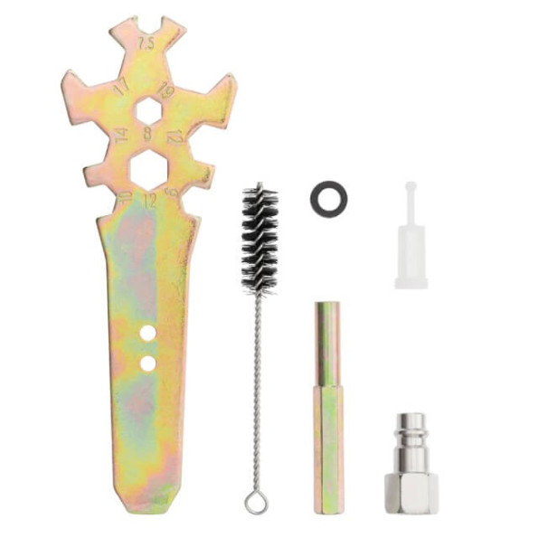 Краскопульт пневматический HVLP, форсунка 1.3мм, верхний пластиковый бачок 600мл, 3бар INTERTOOL PT-0102 -
                                                        Фото 7