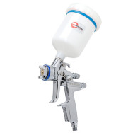 Фарбопульт пневматичний HVLP II професійний, форсунка 1.3 мм, верхній пластиковий бачок 600 мл, 2 бар Фарбопульт пневматичний HVLP II професійний, форсунка 1.3 мм, верхній пластиковий бачок 600 мл, 2 бар