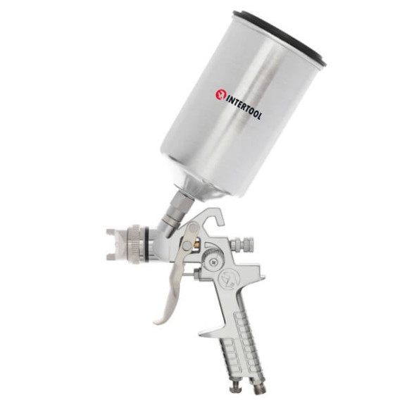 Фарбопульт пневматичний HVLP, верхній металевий бачок -
                                                        Фото 3