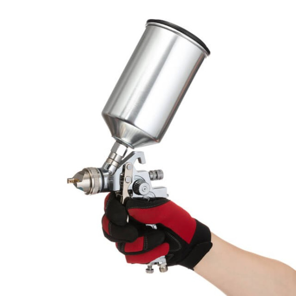 Фарбопульт пневматичний HVLP, верхній металевий бачок -
                                                        Фото 6