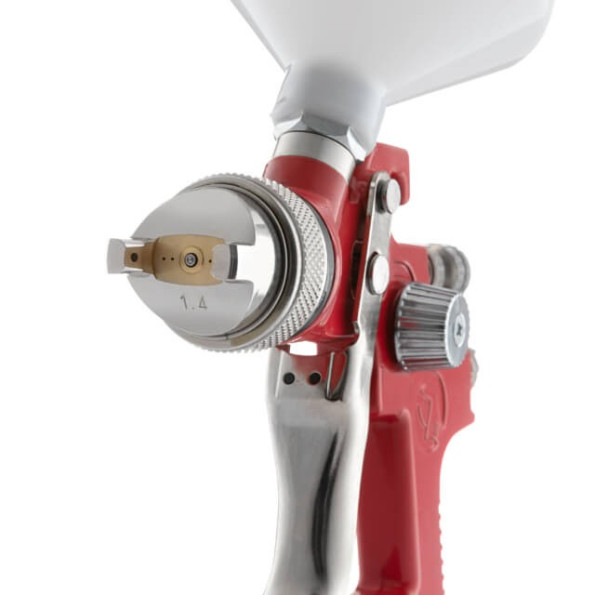 Фарбопульт пневматичний HVLP, верхній пластиковий бачок -
Фото 2 Фарбопульт пневматичний HVLP, верхній пластиковий бачок -
Фото 2