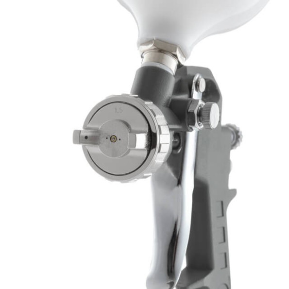 Фарбопульт пневматичний HP, форсунка 1.5мм, верхній пластиковий бачок 600мл, 5bar -
Фото 2 Фарбопульт пневматичний HP, форсунка 1.5мм, верхній пластиковий бачок 600мл, 5bar -
Фото 2